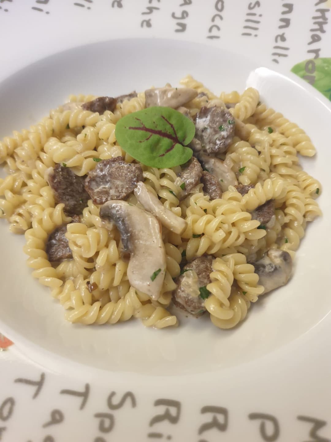 Джирандоли с говяжьими мини кобасками