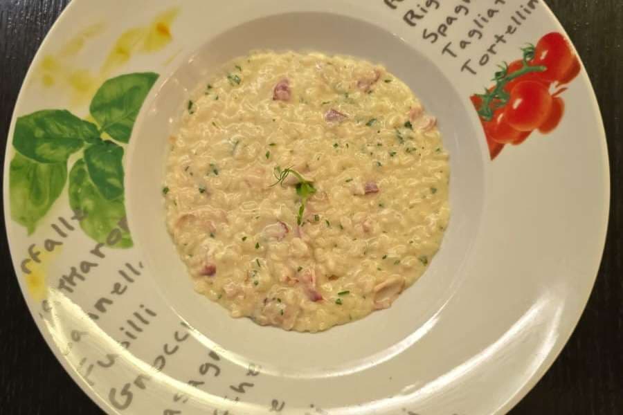 Ризотто карбонара